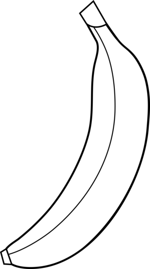 Banana Clipart Black And White | Clipart library - Free Clipart Images