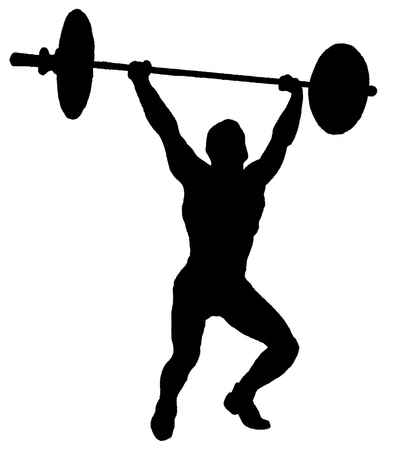 Weight lifter | Silhouettes and Sunsets | Clipart library
