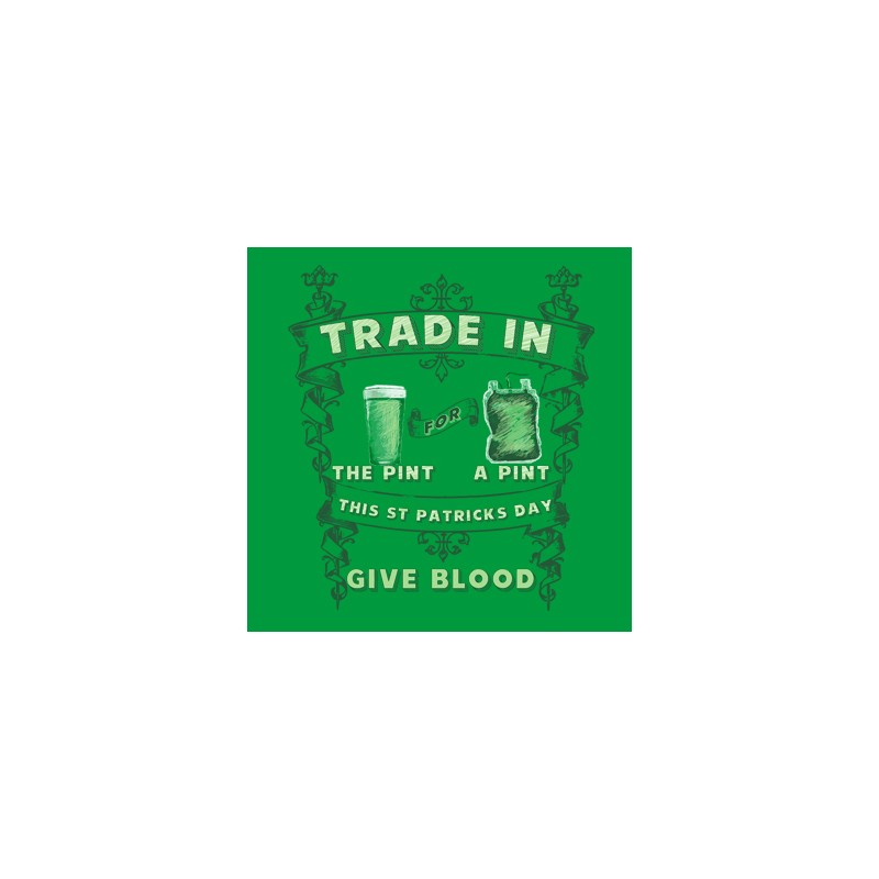 St. Patty Pint For Pint Trade - FCI Blood Donor Promotions