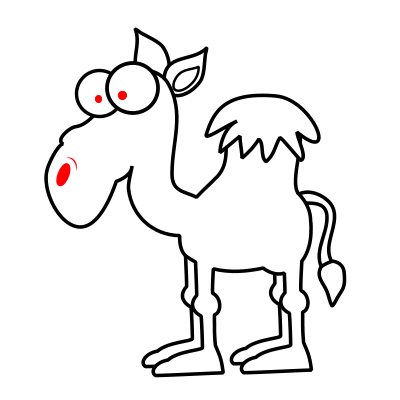 Cartoon Camel Drawing - How To Draw A Cartoon Camel Step By Step