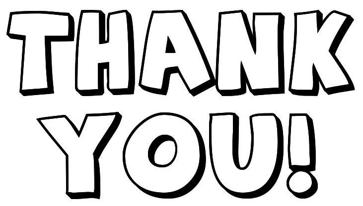 Thank You Clip Art Black And White | Clipart library - Free Clipart 