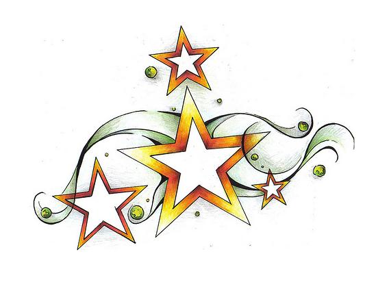shooting stars designs - Clip Art Library