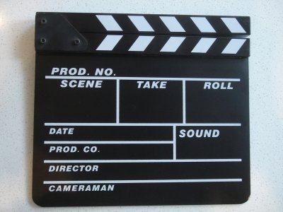 Clapperboard custom slates for Film and TV industry