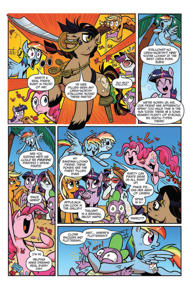 My Little Pony Pirate Adventure Comic Page - Crew-Worthy Fun!