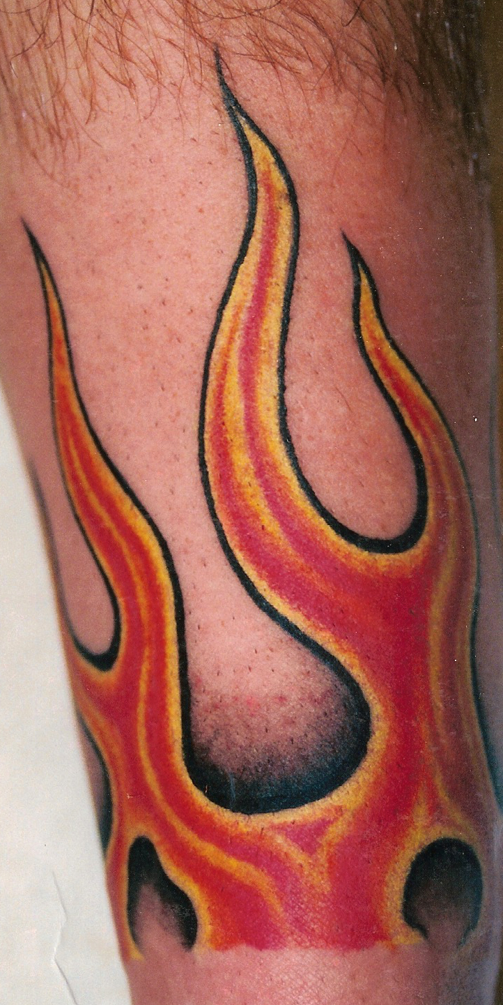 Flames tattoo design done by Artist- Harvy Rai. Call-7888779358 for  appointments. | Instagram