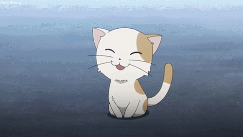 kawaii anime neko kitty cat head pat  Free animated GIF  PicMix