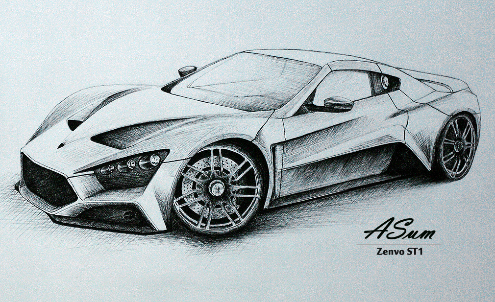 Car Drawings In Pencil