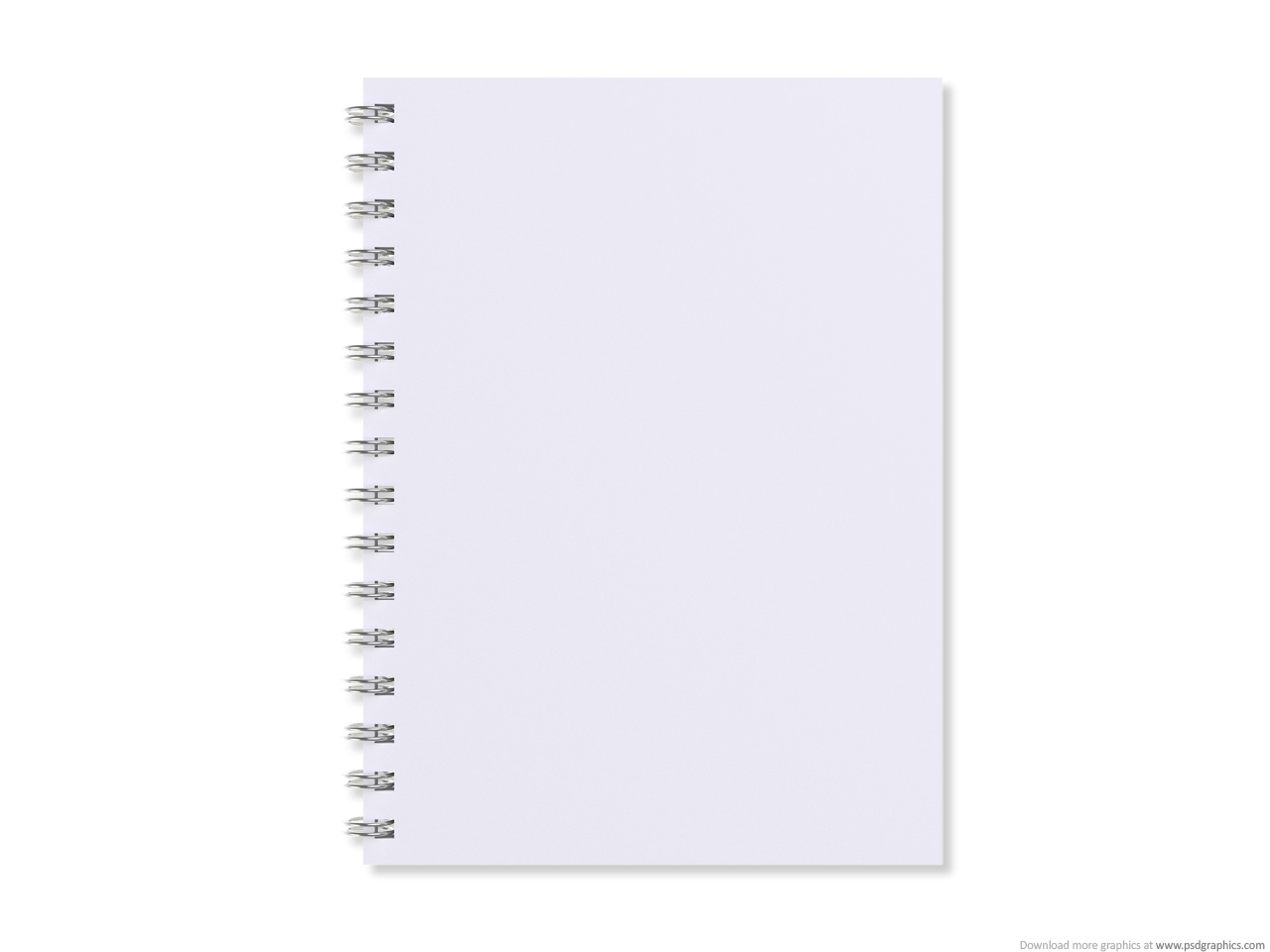 Blank white paper - PSDgraphics