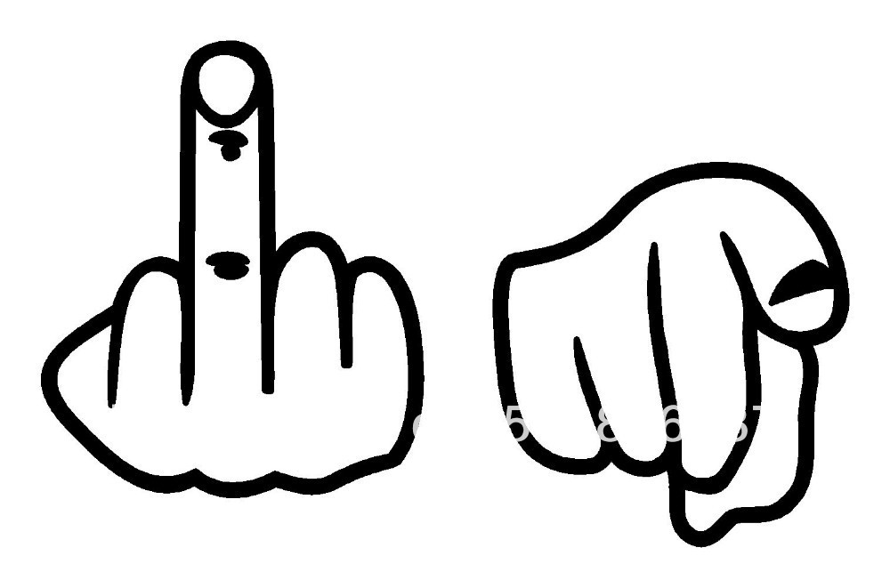 Lady Fingers - Middle Finger Computer Drawing, HD Png Download -  2000x1347(#5840215) - PngFind
