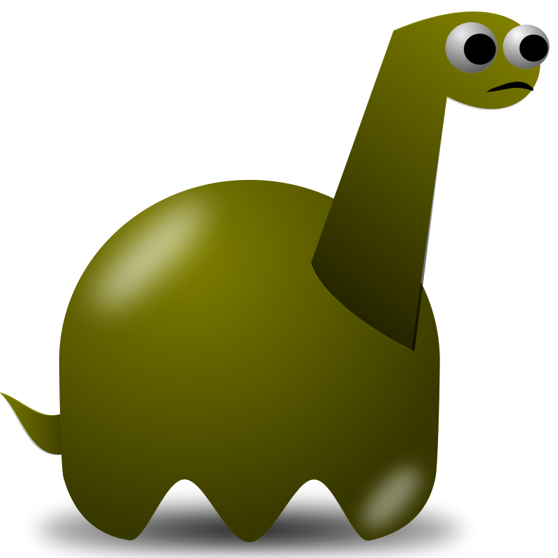 Friendly Cartoon Brontosaurus Illustration for Kids’ Content