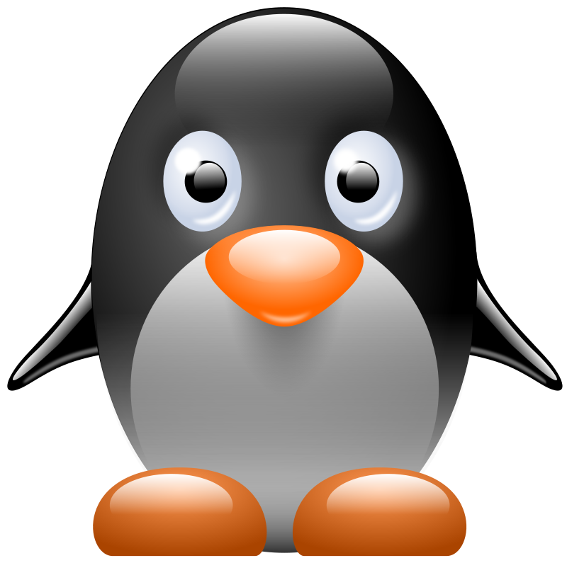 Little penguin Free Vector 