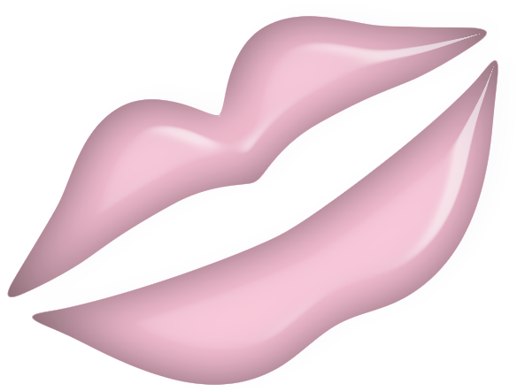 Pink Kiss Lips PNG Clipart