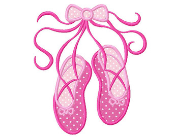 Ballet Shoes Clip Art - Clipart library