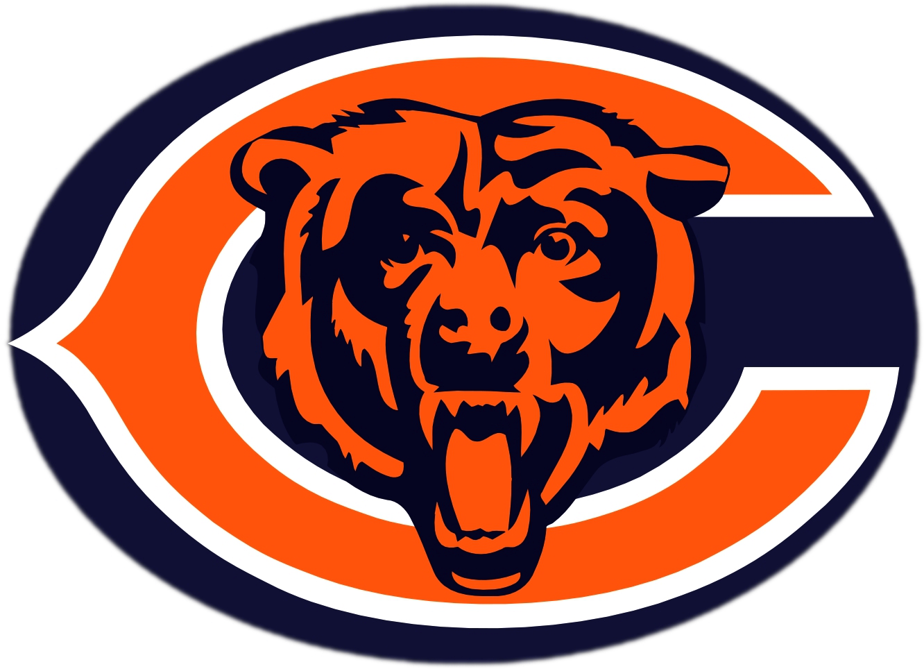 NFL Chicago Bears Stencil  Bear stencil, Chicago bears tattoo, Chicago  bears