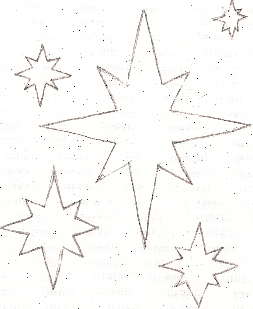 christmas star template