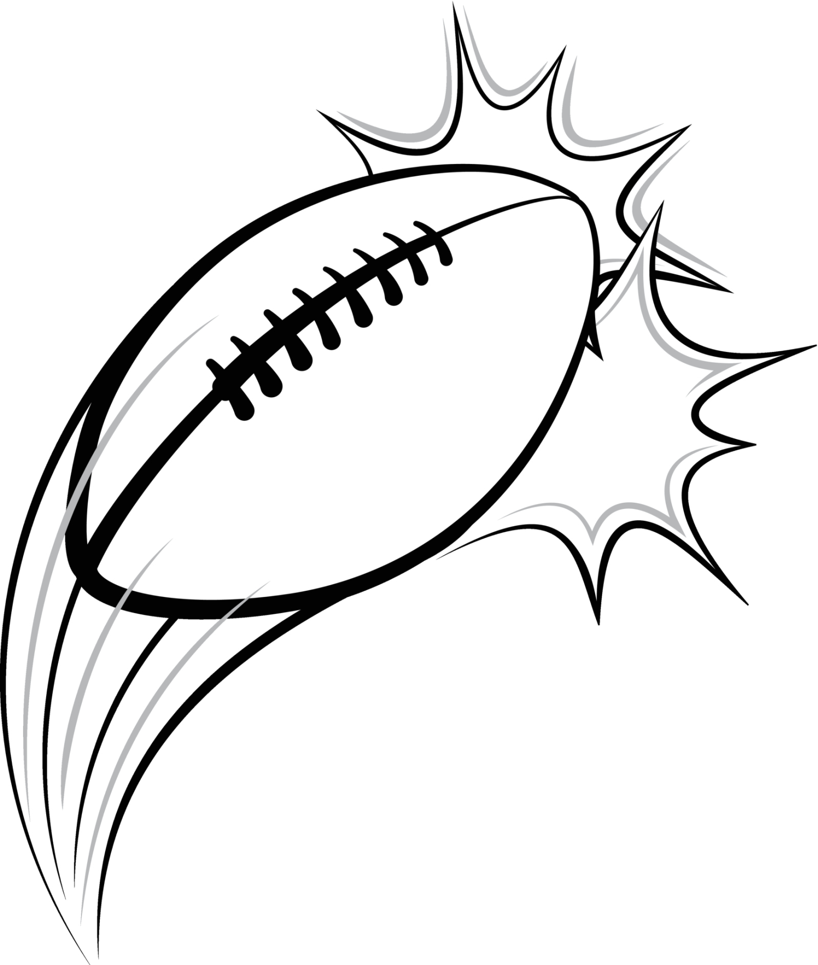 Football Player Coloring Page | Easy Drawing Guides