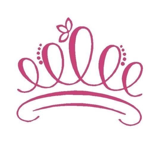 Tiara Princess Crown Embellishment Vinyl Decal by wallspoken