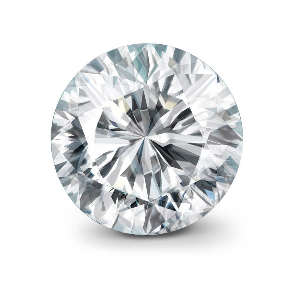 0.42 CT. VS2 Clarity – G Color Ideal Cut Round Diamond - White 