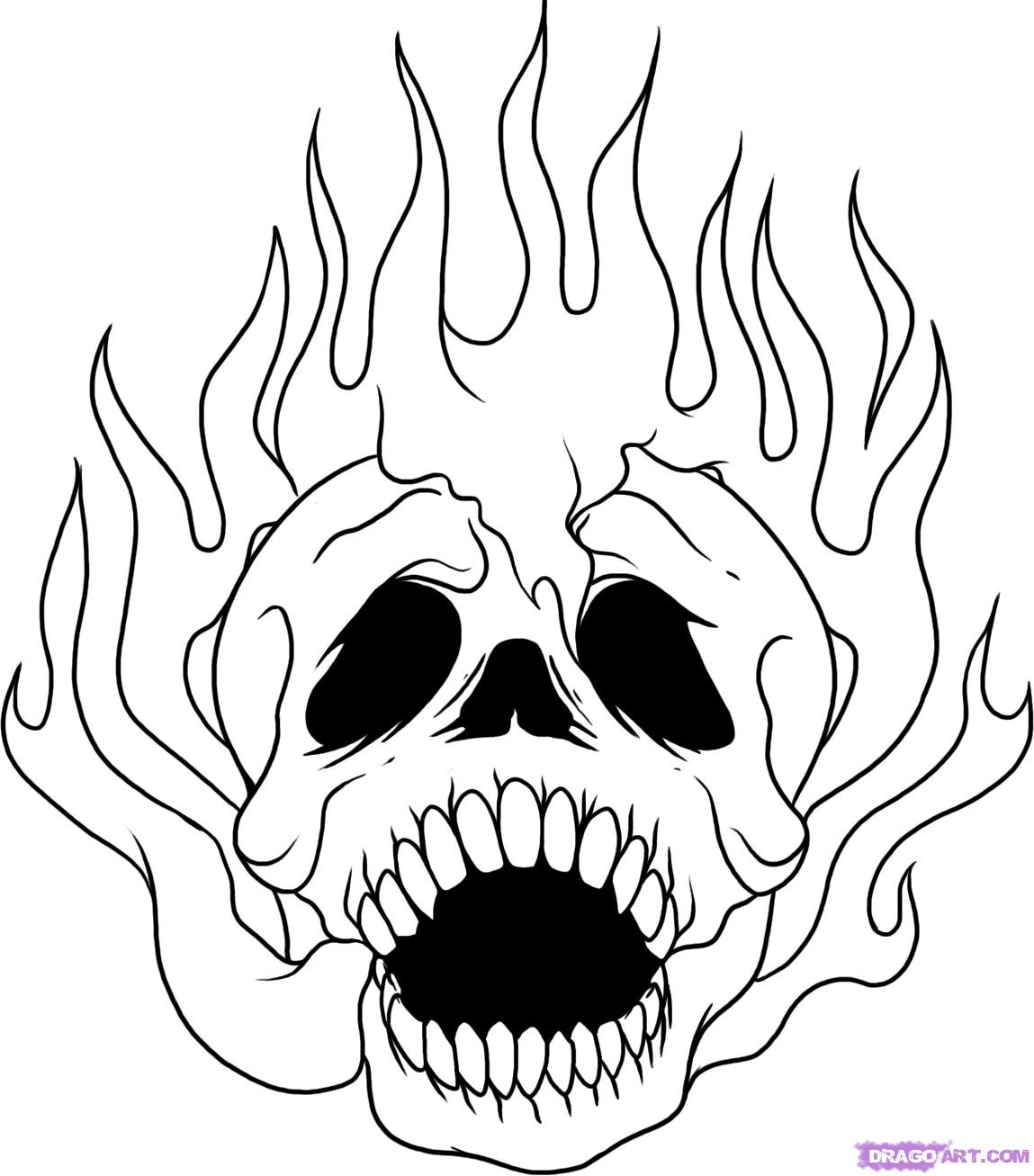 Free Cool Drawings Of Skulls, Download Free Cool Drawings Of Skulls png ...