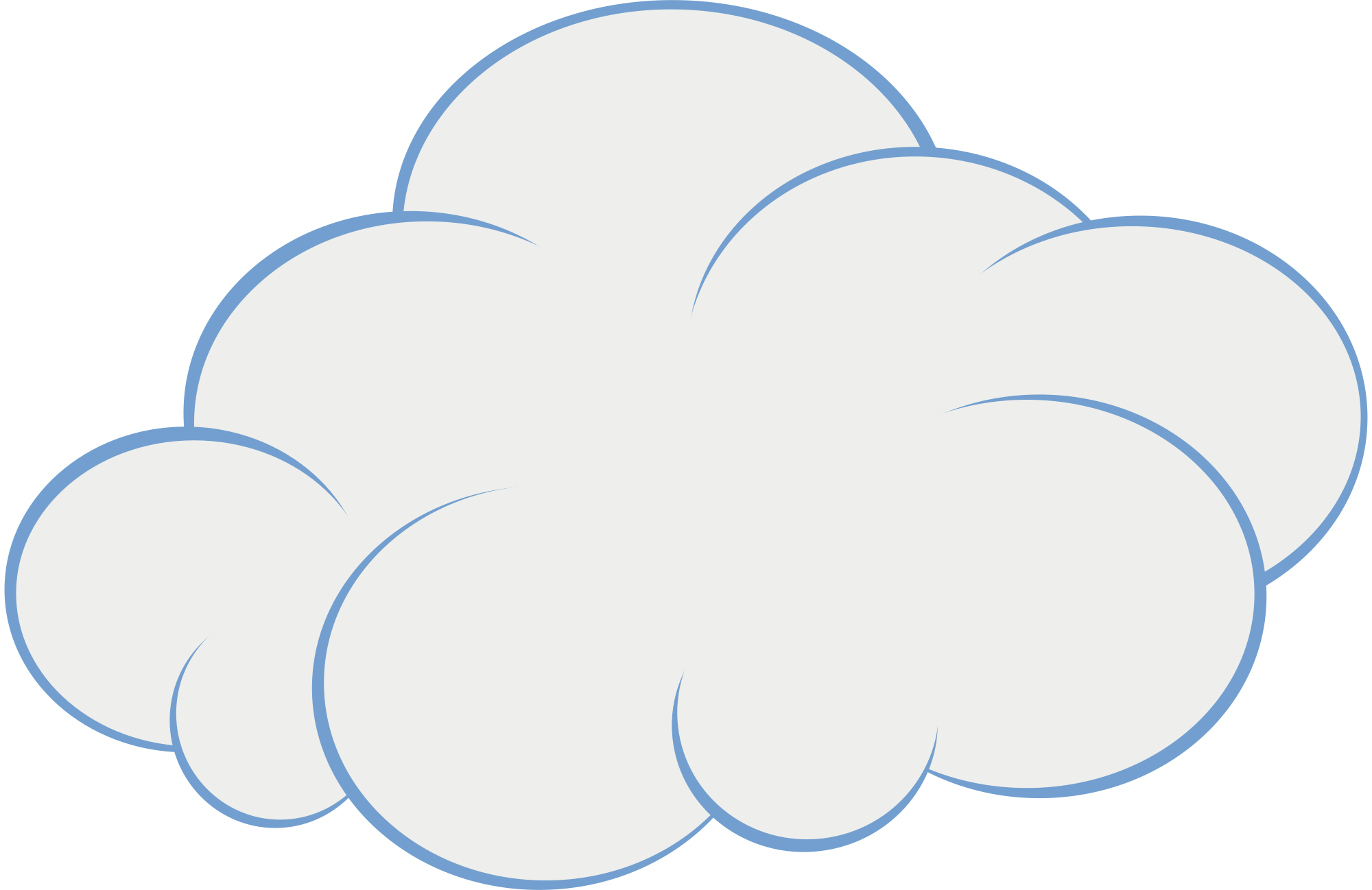 cloud clipart from the Clipart Library