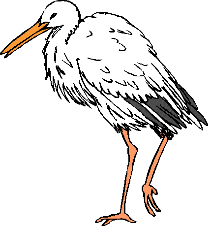 Stork Clip Art - Clipart library