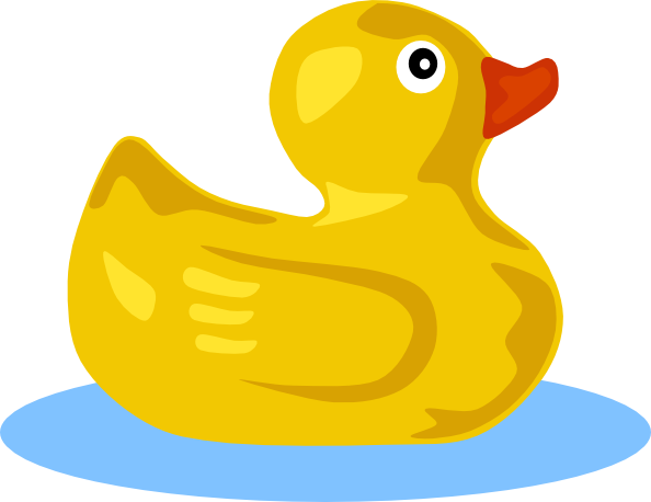 Rubber Duck clip art - vector clip art online, royalty free 