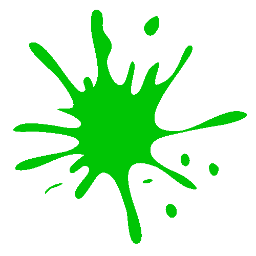 Green Splat Paint - Clipart library