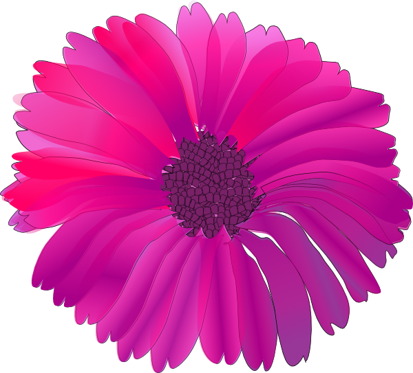 Pink Flower 14 Clip Art at Clipart library - vector clip art online 