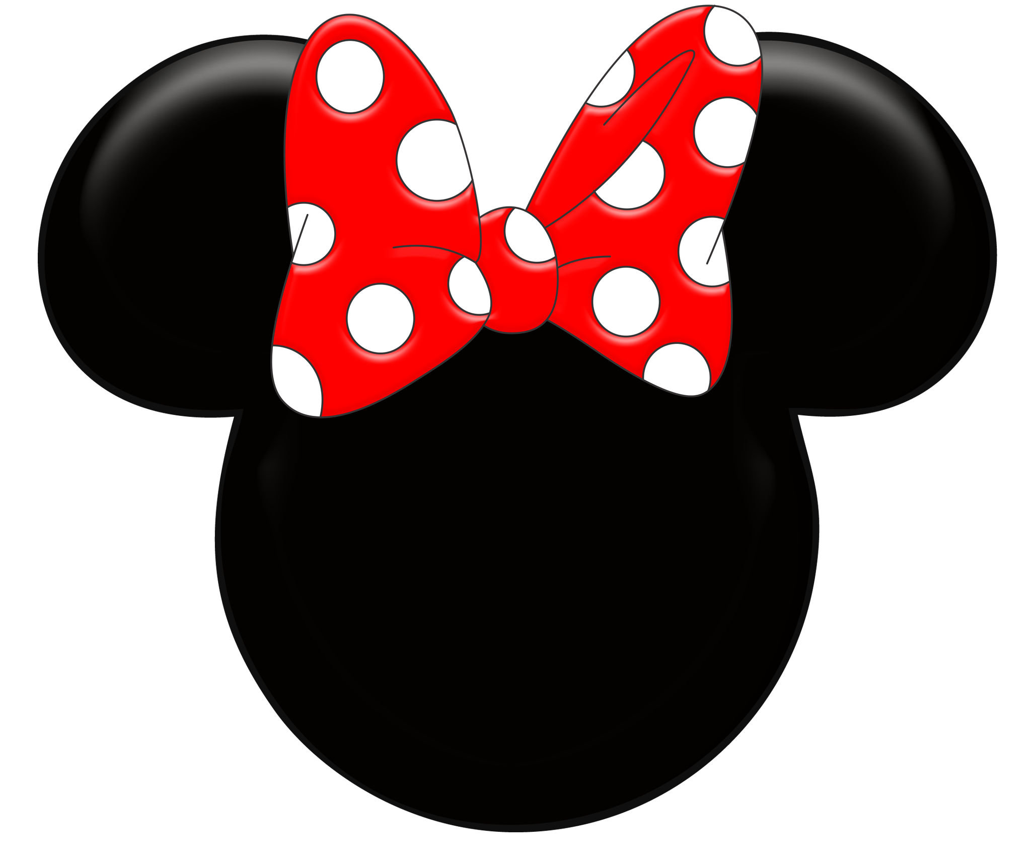 Red minnie mouse clip art