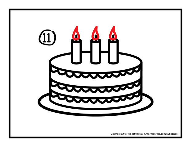 How To Draw A Birthday Cake Step By Step 🎂 Cake Drawing Easy - YouTube