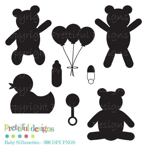 Popular items for baby silhouette on Etsy