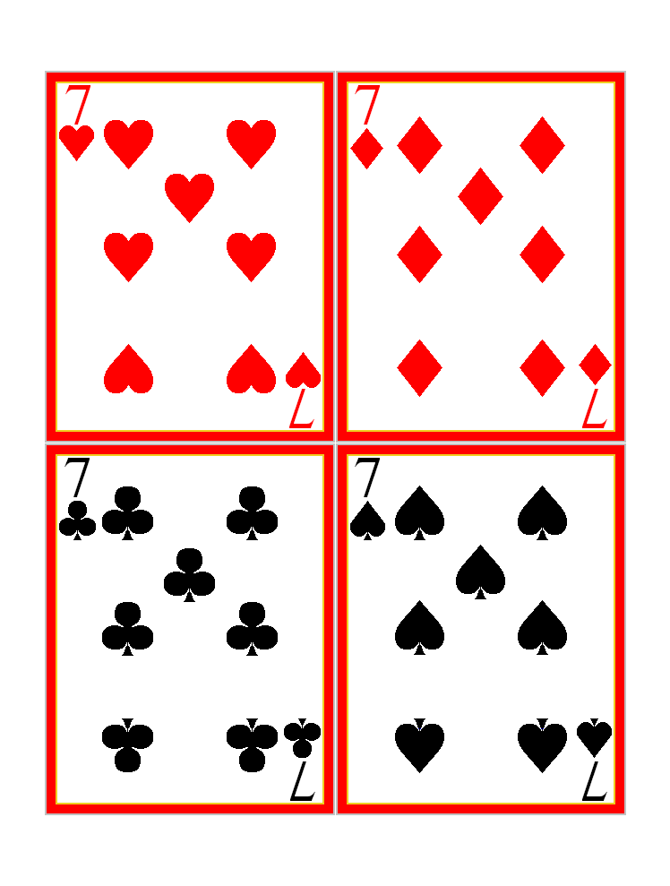 free individual playing cards - Clip Art Library