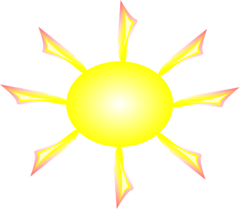 Cheerful Sun Illustration for Kids’ Content and Educational Websites