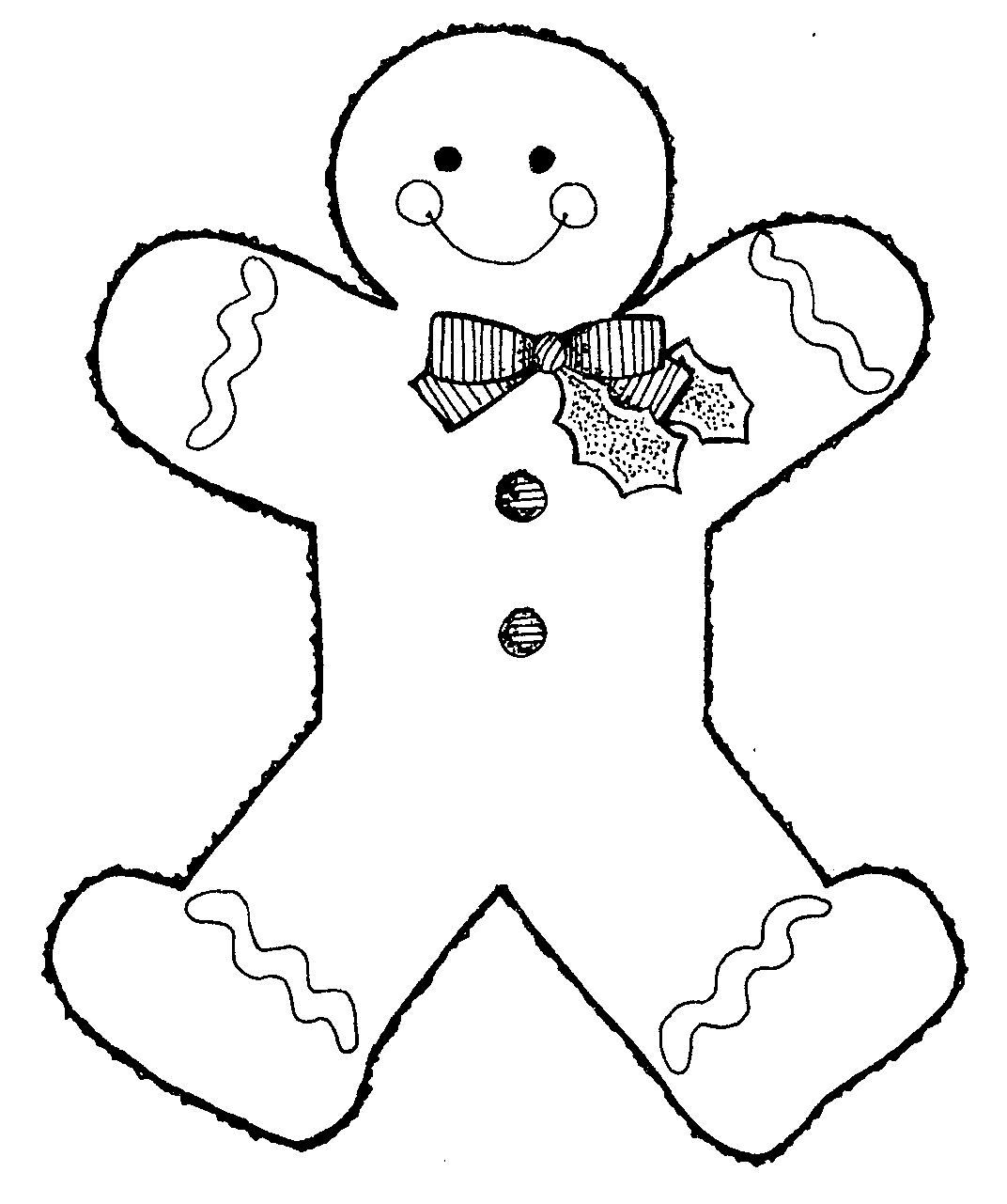 Gingerbread Man Clip Art Free - Clipart library