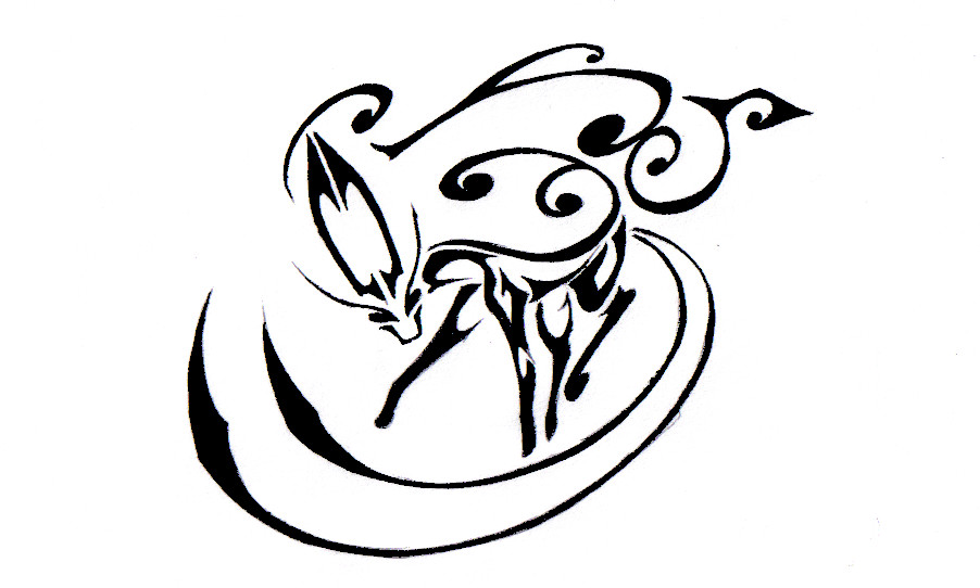 pokemon tribal tattoo xerneas sticker by dragaypult