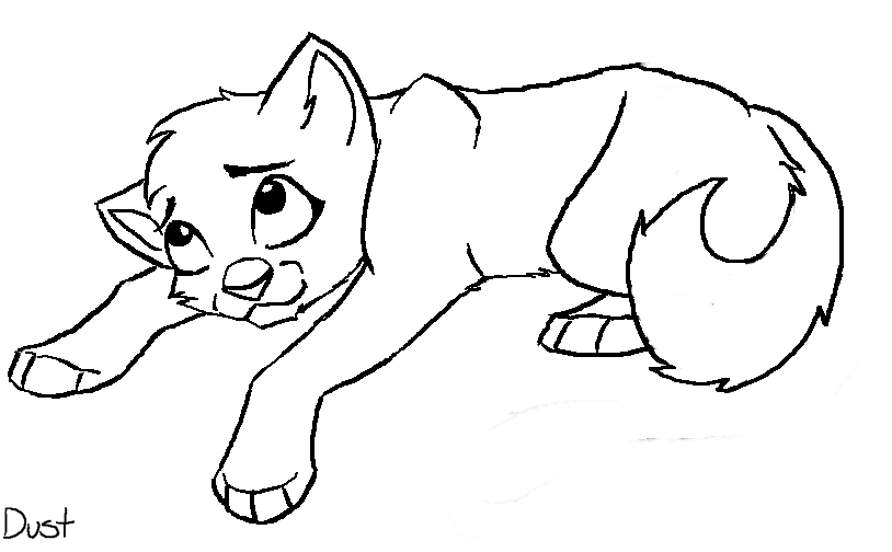 Free Cat Lineart by Motzii on Clipart library
