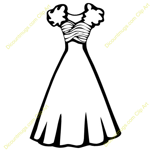 Vintage Wedding Dress Clipart | Clipart library - Free Clipart Images