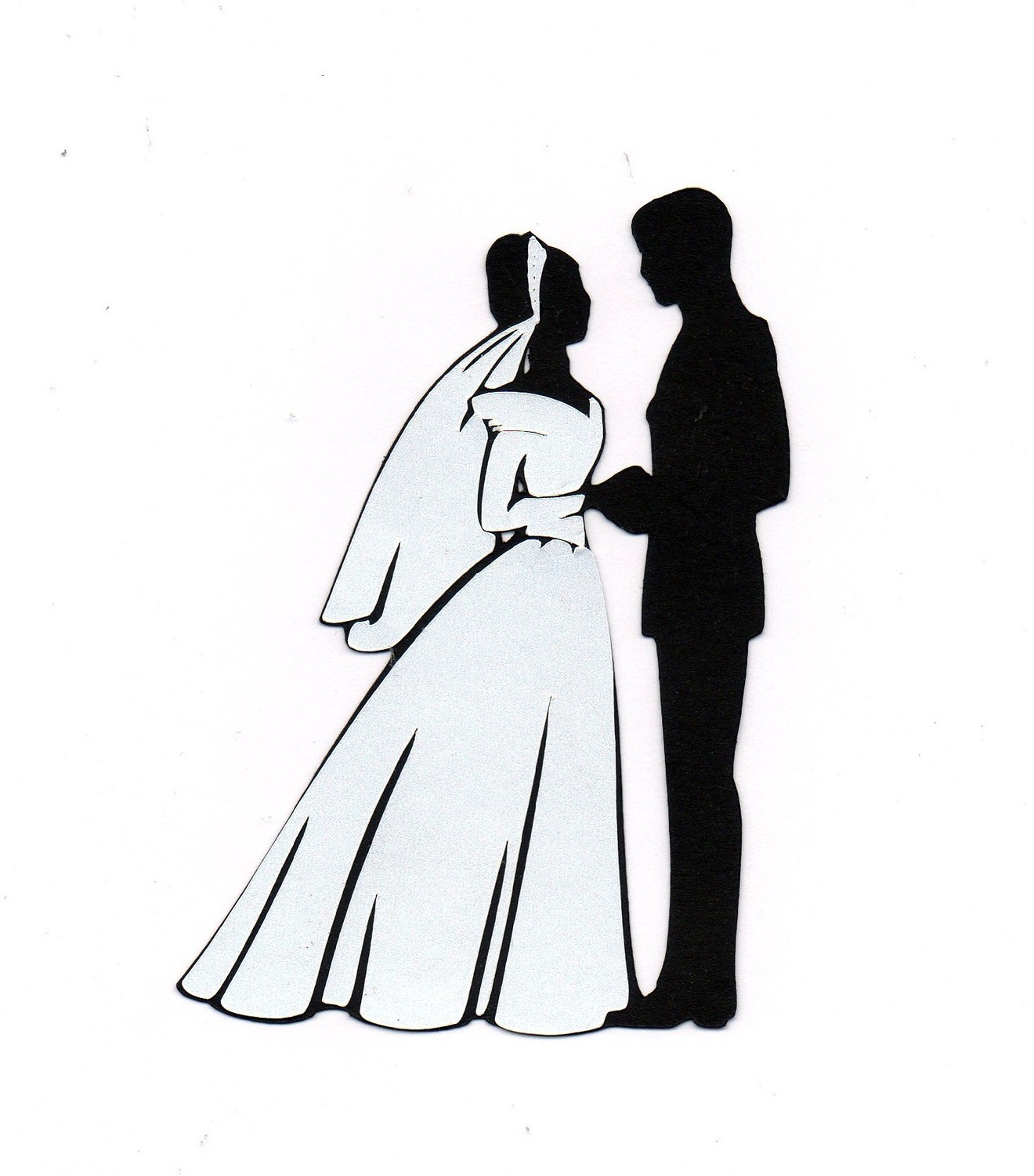 Images For  Bride And Groom Silhouette