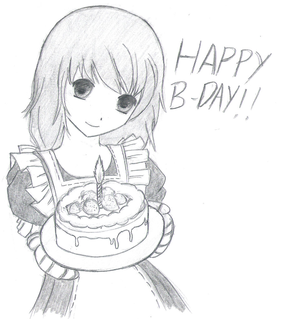 Happy Birthday Pencil Sketch by NoiKincade67 on DeviantArt