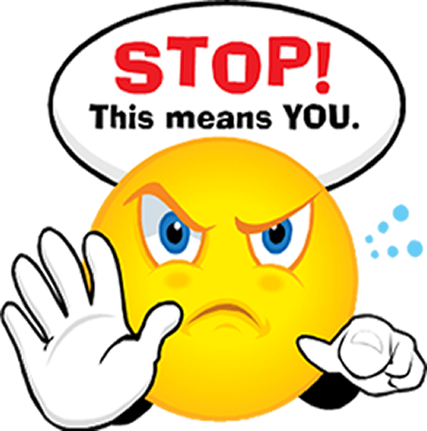 stop this means you smiley Clip Art Library