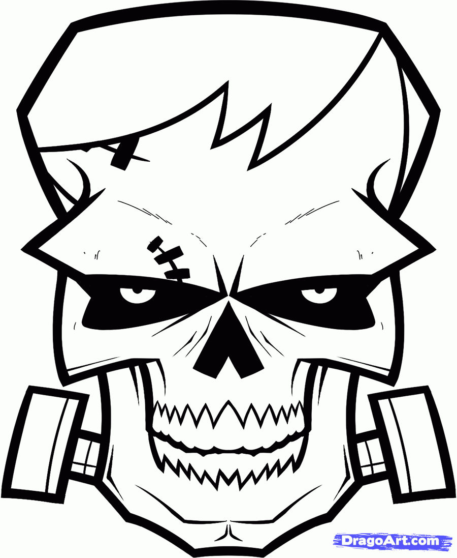 Easy Skull Drawing Cool Ideas Easy Skull Drawing Cool Ideas