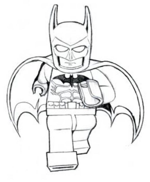batman lego para colorear - Clip Art Library