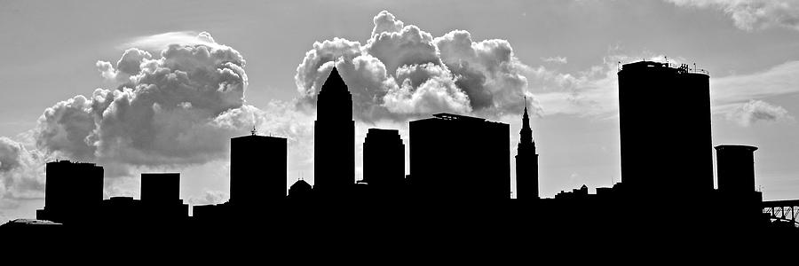 Ominous Cleveland Silhouette by Frozen in Time Fine Art Photography