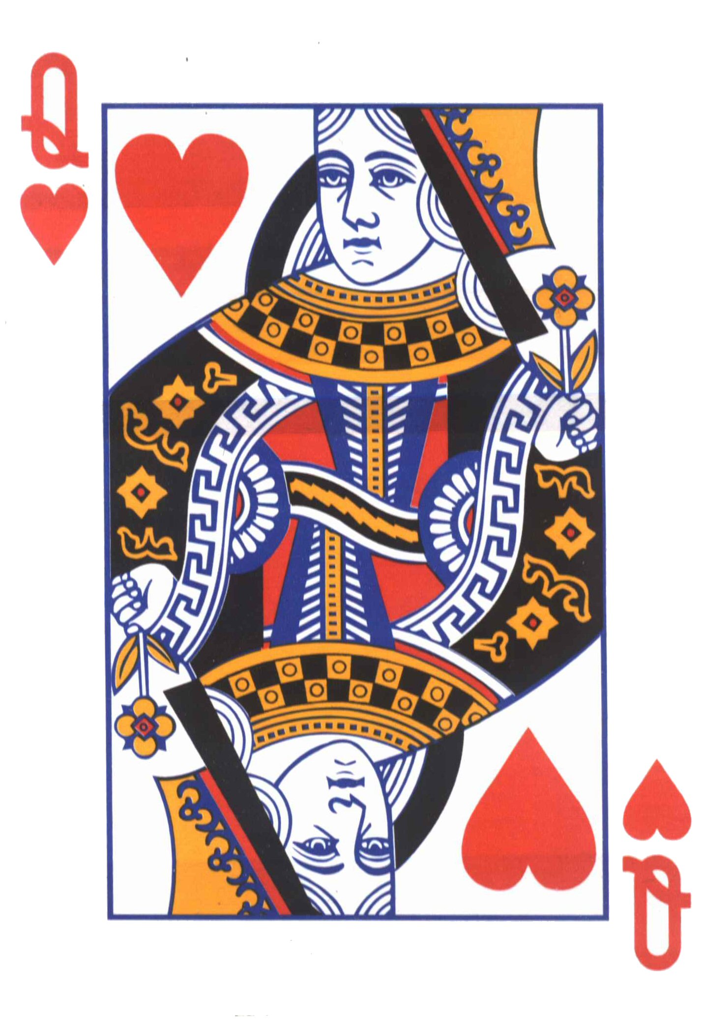 Queen of hearts cards template - lokasinlink