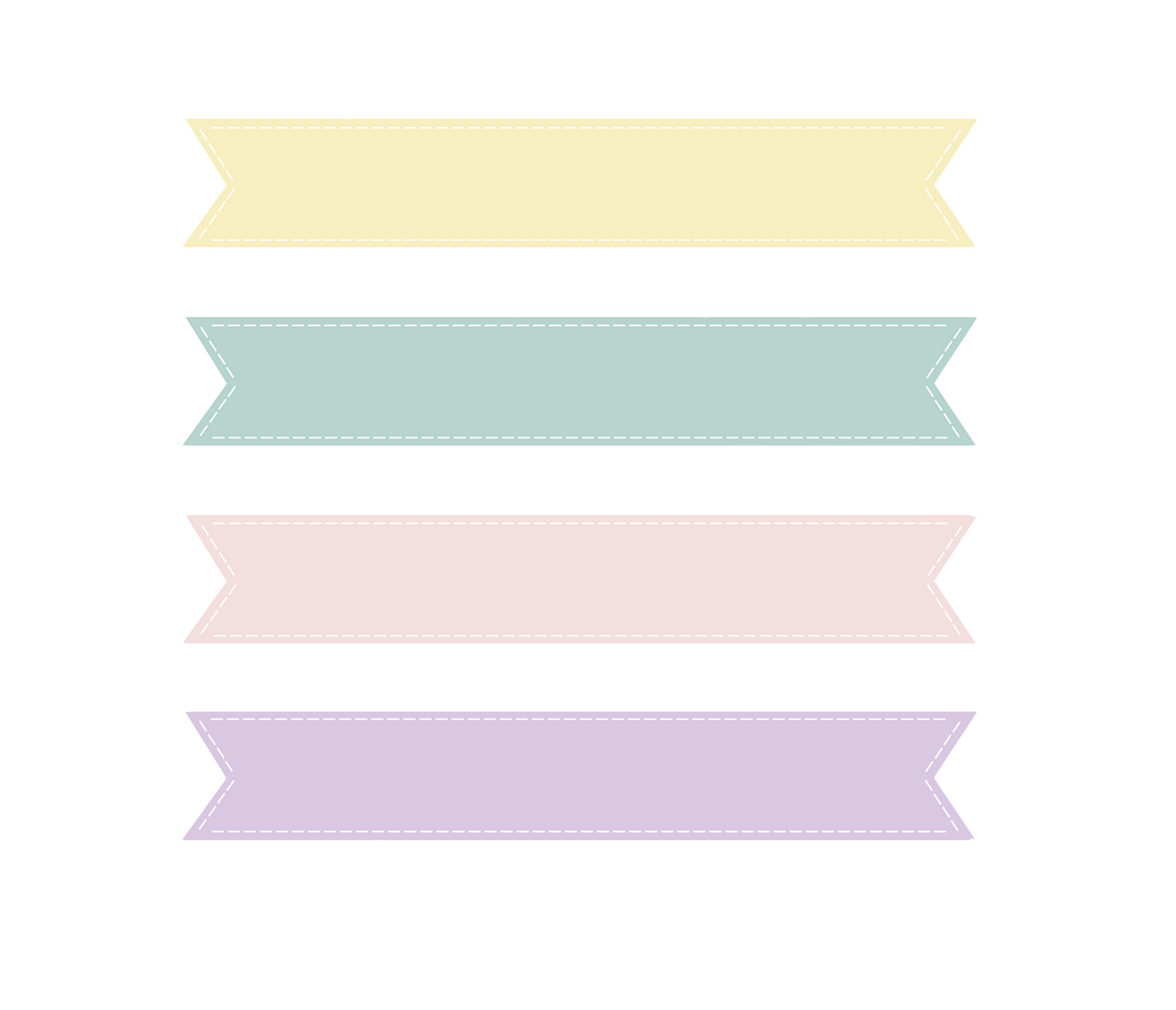 Cute Pastel Banner Clip Art | Clipart library - Free Clipart Images