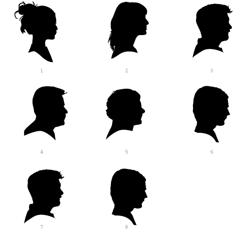 Outlines Of People Clip Art Library