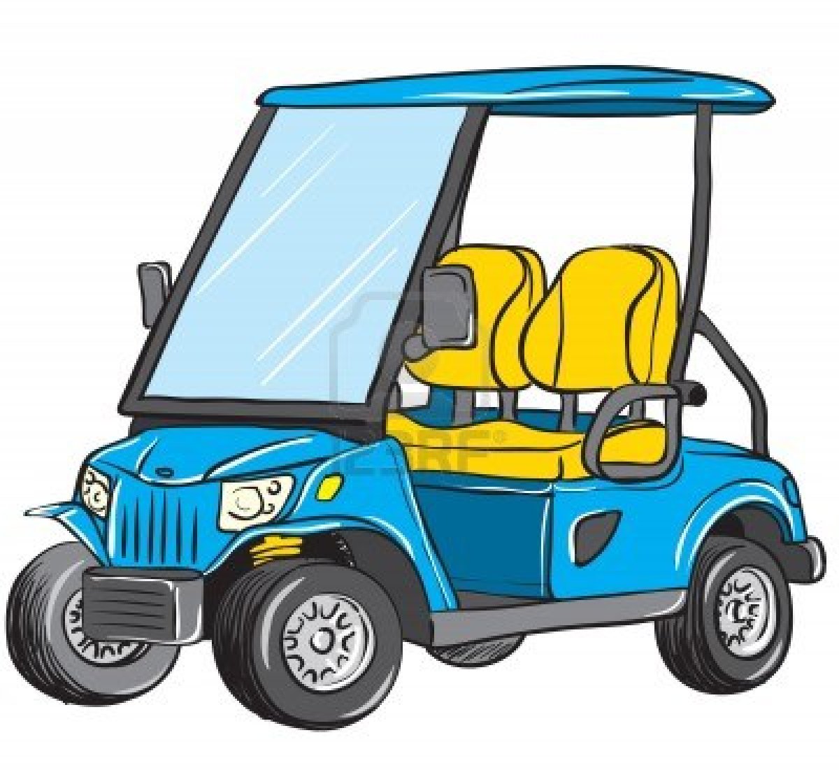 Images For  Golf Cart Clip Art Vector