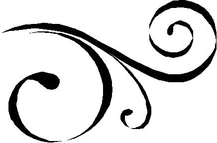 Decorative Swirl Flourish Vector Graphic - Free Download & Usage