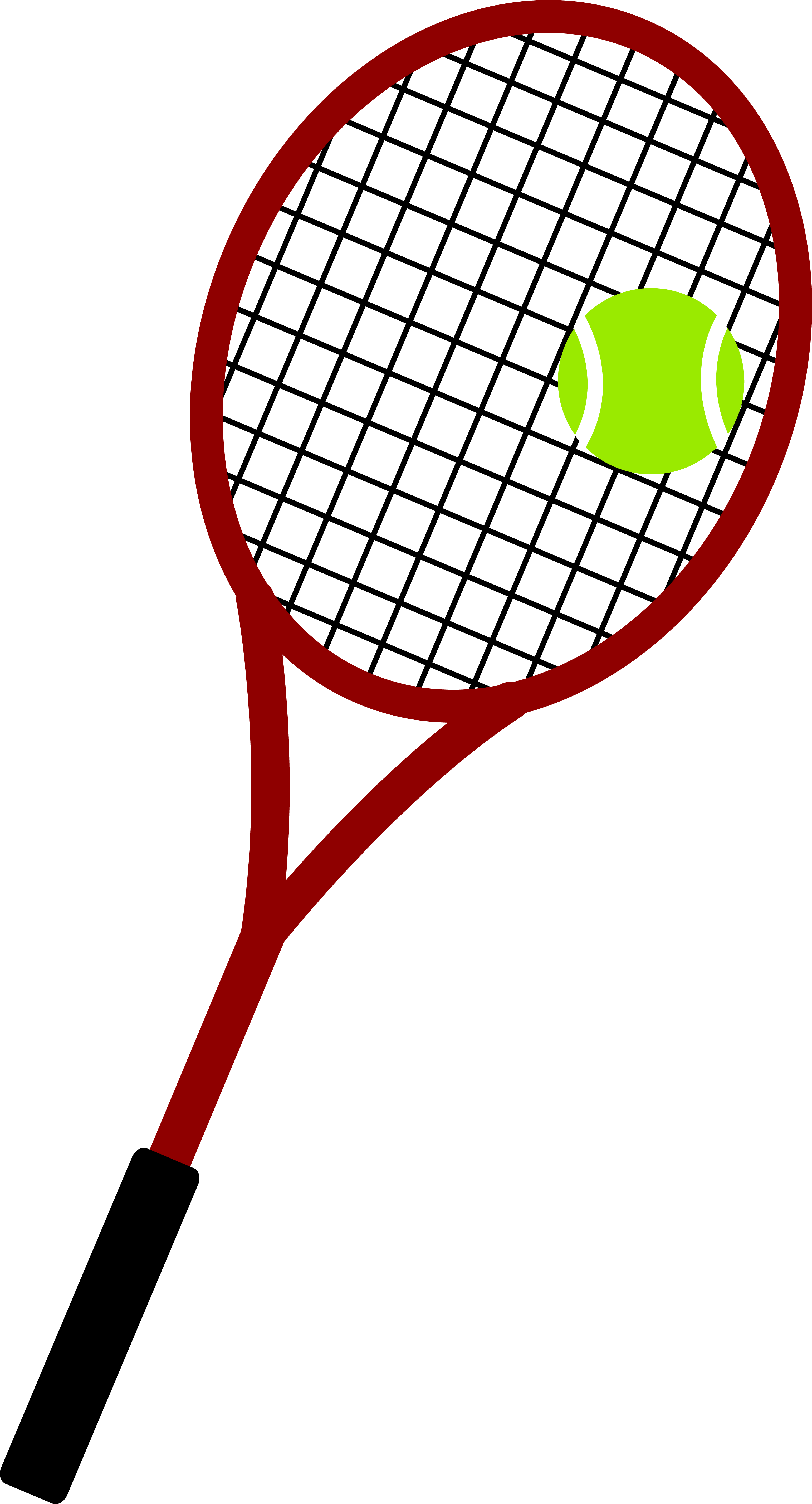 tennis ball and racket clipart - Clip Art Library