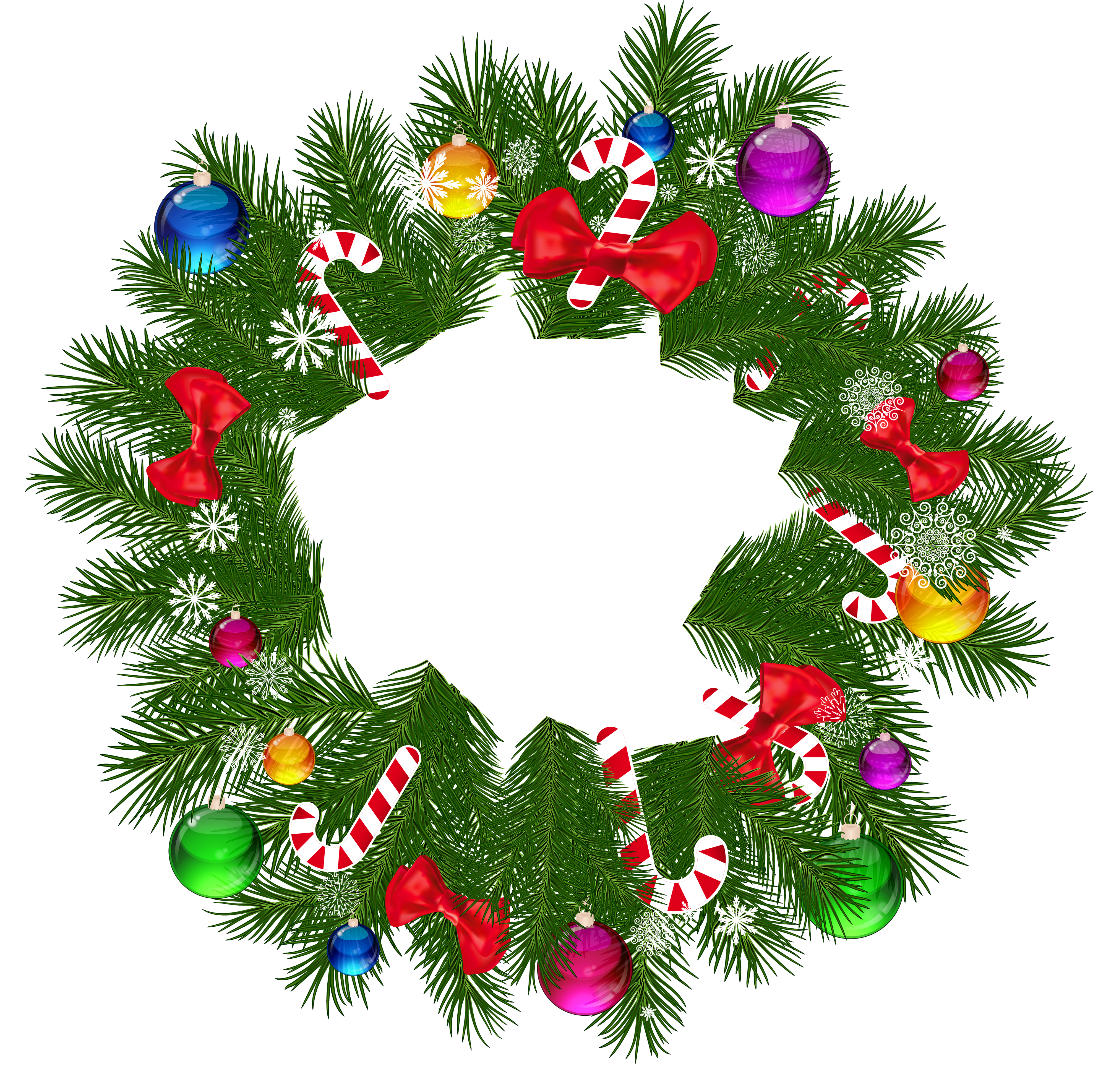 Xmas Stuff For  Christmas Wreaths Clip Art